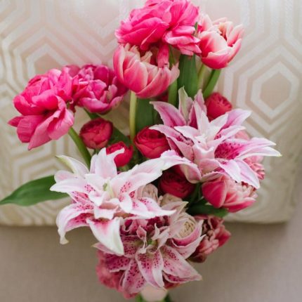 Свадебный букет с лилией