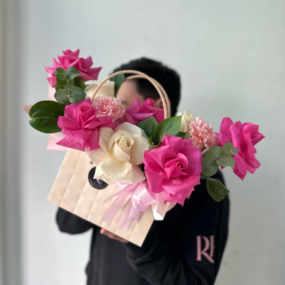 Цветочная сумочка