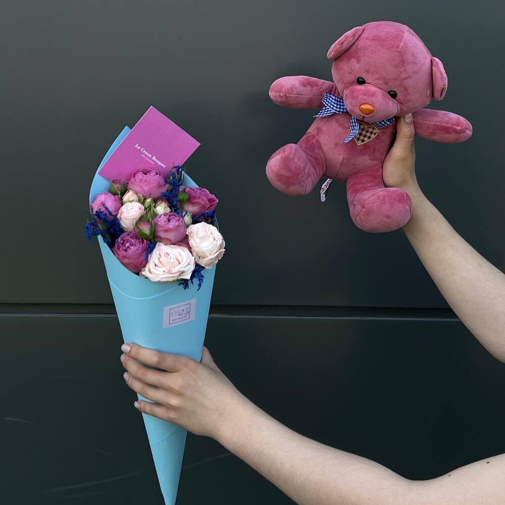 Ice Cream + Teddy Bear