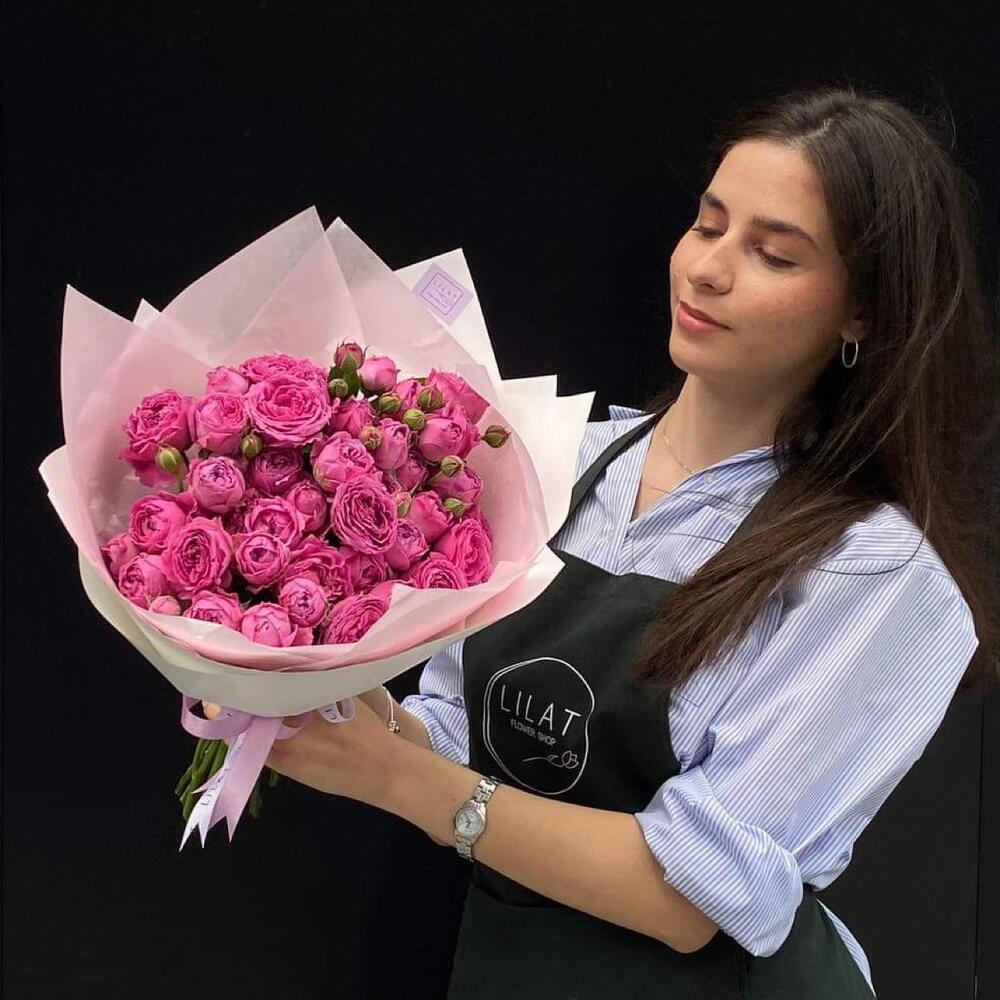 Букет из пионовидных